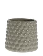 Dotsie Flower Pot Home Decoration Flower Pots Grey Lene Bjerre