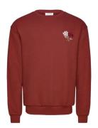 Felipe Sweatshirt Tops Sweatshirts & Hoodies Sweatshirts Red Les Deux