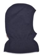 Lt. Knitted Merino Balaclava With Frill Accessories Headwear Balaclava...