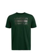 Ua Team Issue Wordmark Ss Sport T-Kortærmet Skjorte Green Under Armour