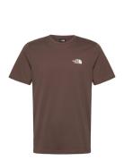 M S/S Simple Dome Tee Sport T-Kortærmet Skjorte Brown The North Face