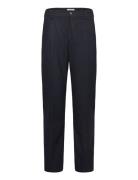 Como Reg Wool Suit Pants Bottoms Trousers Casual Navy Les Deux