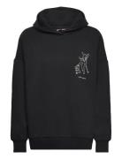 Sw Bambi Tops Sweatshirts & Hoodies Hoodies Black Desigual