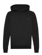 Raven Oth Hoody Tops Sweatshirts & Hoodies Hoodies Black AllSaints