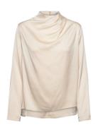 Jade Blouse Tops Blouses Long-sleeved Cream Ahlvar Gallery