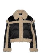 Mary Jacket Outerwear Faux Fur Black Stand Studio