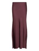 Skirt Mary Lang Nederdel Burgundy Lindex