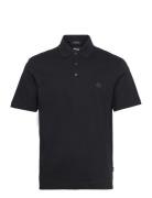 C-Parris 01 Tops Polos Short-sleeved Black BOSS