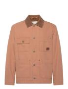 Cotton Work Jacket Tynd Jakke Orange GANT