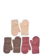 Magic Mittens Knit 3-Pack Accessories Gloves & Mittens Mittens Multi/p...