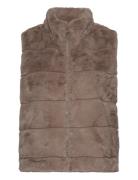 Fqfoxy-Waistcoat Vests Padded Vests Brown FREE/QUENT