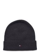 Th Flag Pima Cotton Beanie Accessories Headwear Beanies Grey Tommy Hil...