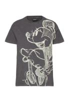 Mickeydrawing Tops T-shirts & Tops Short-sleeved Grey Desigual