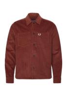 Corduroy Overshirt Tops Overshirts Red Fred Perry