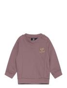 Hmlhelle Sweatshirt Tops Sweatshirts & Hoodies Sweatshirts Pink Hummel