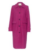 Kaannelise Coat Outerwear Coats Winter Coats Pink Kaffe