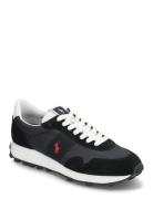 Prl Trail 100 Suede & Oxford Sneaker Low-top Sneakers Black Polo Ralph...