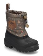 Winter Boot Rubber Vinterstøvler Pull On Brown Mikk-line