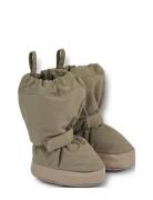 Outerwear Booties Tech Vinterstøvler Pull On Green Wheat