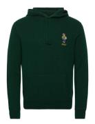 Polo Bear Wool Hooded Sweater Tops Sweatshirts & Hoodies Hoodies Green...