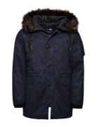 Sdx Parka Parka Jakke Navy Superdry