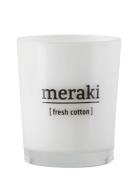 Scented Candle, Fresh Cotton Duftlys White Meraki