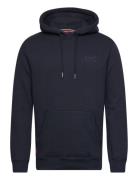 Essential Logo Hoodie Tops Sweatshirts & Hoodies Hoodies Navy Superdry