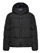 Heavy Puffer Jacket Foret Jakke Black Tom Tailor