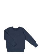 Logo Sweatshirt Tops Sweatshirts & Hoodies Sweatshirts Navy Gugguu