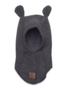 Wool Fullface W Ears Accessories Headwear Balaclava Navy Mikk-line