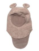 Balaclava Ears Wool Accessories Headwear Balaclava Beige Huttelihut