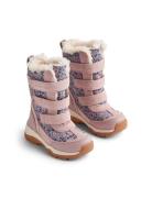 Winterboot Airy Tex Vinterstøvler Med Burrebånd Pink Wheat