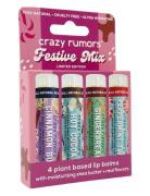 Crazy Rumors Festive Mix 4-Pack Læbebehandling Nude Crazy Rumors