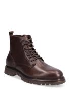 Biagil Lace Up Boot Soft Texas Snørestøvler Brown Bianco