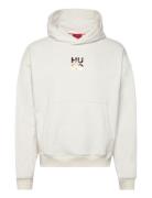 Diridovero Designers Sweatshirts & Hoodies Hoodies Cream HUGO