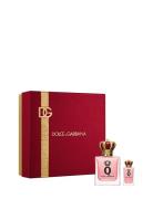 Gift Set Q By Dolce&Gabbana Edp + Miniature Edp Parfume Sæt Nude Dolce...