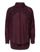 Cmmolly-Shirt Tops Shirts Long-sleeved Burgundy Copenhagen Muse