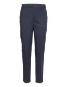 Stretch Cotton-Blend Pant Bottoms Trousers Slim Fit Trousers Blue Laur...