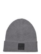 Flavio Accessories Headwear Beanies Grey BOSS