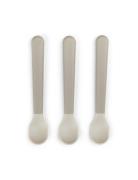 Foodie Easy-Grip Baby Spoon 3-Pack Sand Home Meal Time Cutlery Grey D ...