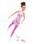 Careers Figure Skater Doll & Accessories, Brunette In Removable Skate ...
