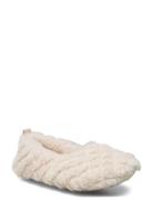 Nina Fluffy Ballerina Slippers Hjemmesko Cream Hunkemöller