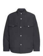 Quilted Shirt Jacket Quiltet Jakke Black GANT