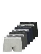 Jacbasic Trunks 7 Pack Noos Boxershorts Grey Jack & J S