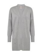 Sc-Dollie Tops Knitwear Cardigans Grey Soyaconcept