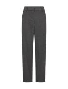 Sc-Isabelle Bottoms Trousers Straight Leg Grey Soyaconcept