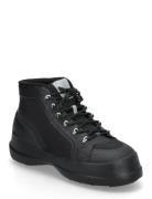 Mb Luna Trek Mid Nylon Snørestøvler Black Moon Boot