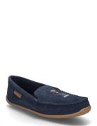 Brenan Polo Bear Suede Slipper Loafers Flade Sko Navy Polo Ralph Laure...