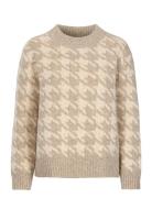 Lisa Sweater Tops Knitwear Jumpers Beige Newhouse