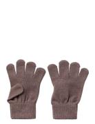 Nmfnalu Knit Gloves Lil Accessories Gloves & Mittens Gloves Brown Lil'...